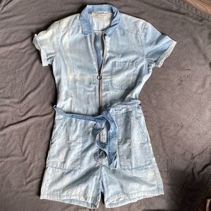 Mavi - Blue Washed Out Romper
